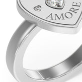 Anillo Guess para Dama  Guess Amore color plateado